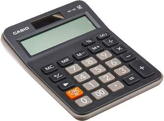 CALCULADORA CASIO MX-12B NEGRA