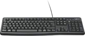 Teclado Logitech K120 USB Negro - Teclado num&eacute;rico, Cable USB 1,5 m, &aacute;ngulo ajustable
