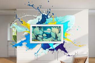 TV SAMSUNG 65%%%quot; TQ65LS03F UHD QLED THEFRAME