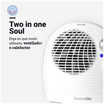 CALEFACT. U.BLUE COPACABANA 4020W 2000W HORIZ.BCO