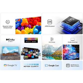 TV TCL 75%%%quot; 75P6K UHD GOOGLETV HDR10 DOLBY AUDIO