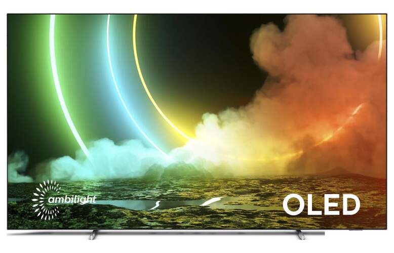TV OLED Philips 55OLED706/12 - 4K, Android, P5 AI, HDR10+, Dolby Vision/Atmos, Ambilight, 2.1 50W