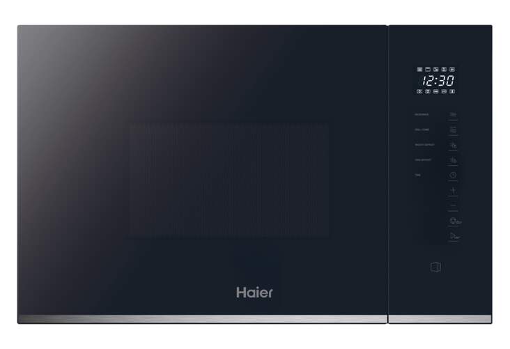 Microondas Haier H38FMWID2S7 - 20 L, Integrable, Grill, Negro