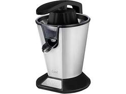 Exprimidor Ufesa Cool - 600 W, Palanca, Sistema Antigoteo, Doble Cono, Negro, Inox