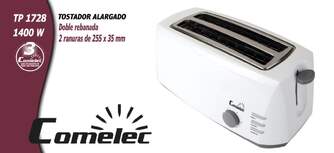 TOST. COMELEC TP1728 2R LARGA BLANCA