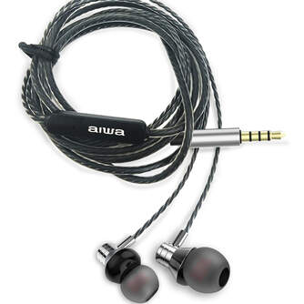 AURICULARES AIWA ESTM50SL CONEX 3,5 MICRO SILVER