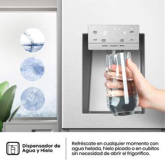 FRI. HISENSE RS818N4TIC1 180x91x72 NF DISP INOX