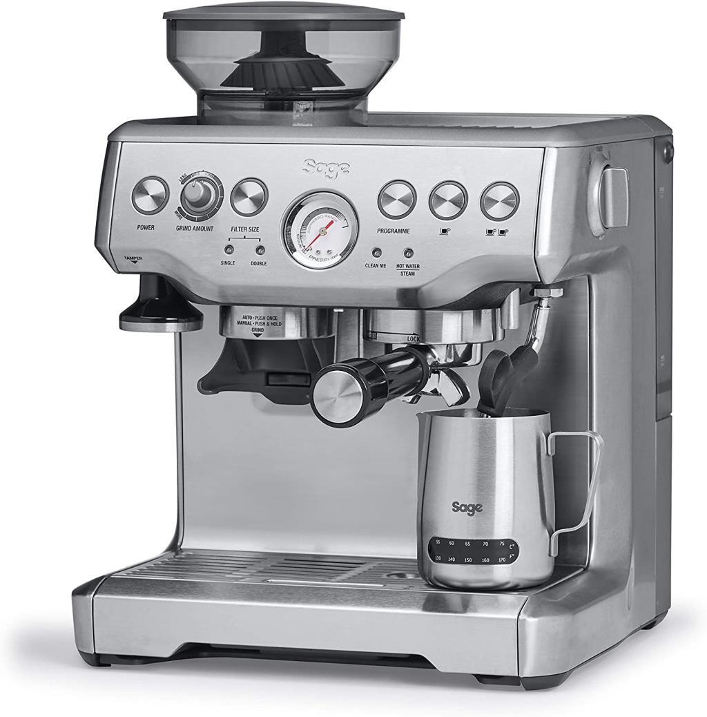 Cafetera Sage Barista Express SES875BSS2EEU1A - 1850W, 15 Bar