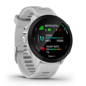 SMARTWATCH GARMIN FORERUNNER 55 BLANC 010-02562-11
