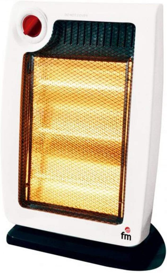 Estufa halógena FM H20 - 1200W, Oscilante