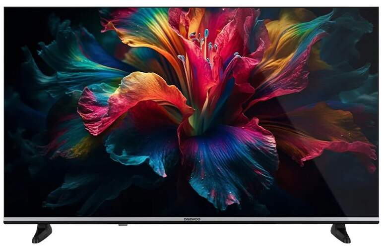 TV Daewoo 43" QLED 43DM56QV - 4K Ultra HD, Smart TV, Dolby Audio 16 W