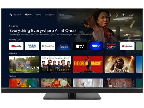 TV 65" Toshiba 65MG8F63DG - UHD 4K,  MiniLED, Google TV, Dolby Vision, DTS HD