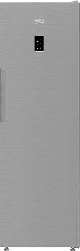Congelador Vertical Beko B3RFNE314XB - Clase E, 286 litros, No Frost, 187x60 cm, Look Inox