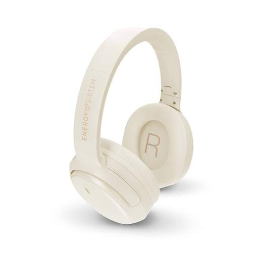 Auriculares Diadema Energy System Rizz - Plegable, Bluetooth 5.4, 50h autonom&iacute;a, Deep Bass, Crema