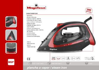 PLANCHA MAGEFESA MILLA PLUS 3200W 25GR