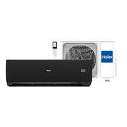 Aire Acondicionado Split Haier Flexis S 50 - Clase A++/A++, 4558 frig/h, 5077 kcal/h , Negro Mate