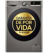 Lavadora LG F4WR7010AGS - 10 kg, Clase A, Programaci&oacute;n Diferida, 1400 rpm, Steam+, Wi-Fi, Inox