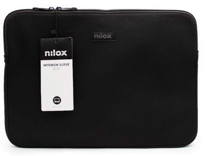 Funda Portátil Nilox NXF1501 Sleeve - 15.6 Pulgadas, Neopreno, Color Negro