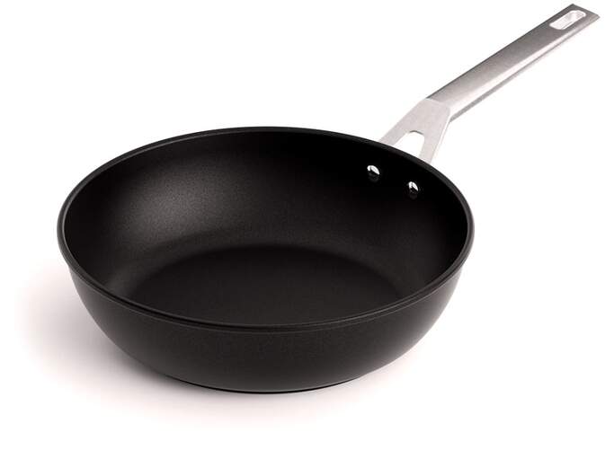 Sartén Valira 4667/25 - 28 cm, Honda, Negro, Inox