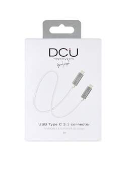 CABLE DCU USB C a USB C 3.1 SUPERSPEED 1M