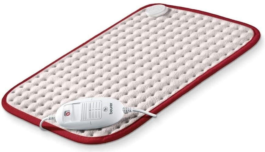 Almohadilla El&eacute;ctrica Beurer HK Confort Nueva - 100 W, 33x44 cm, 3 Temperaturas, Lavable, Blanco