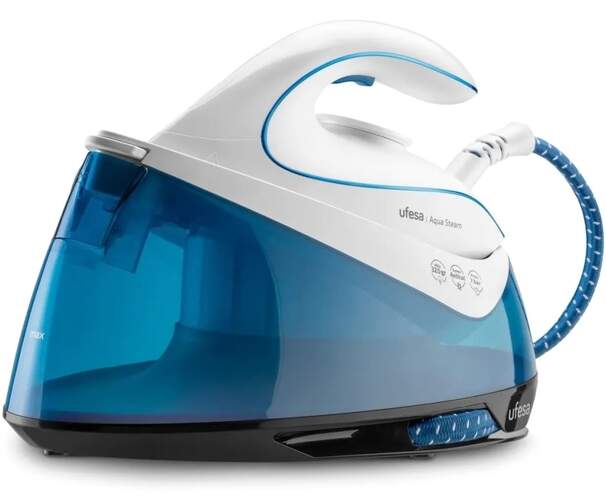 Centro Planchado Ufesa Aqua Steam 6BGV320 - 2400W, 6 Bares, 1.5L, Vapor 120-320gr/min.