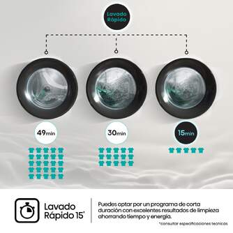 LVD. HISENSE WF3S9043BB3 9K 1400R NEGRA