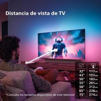 TV PHILIPS 65%%%quot; 65OLED718 UHD OLED GOOGLETV AMBI P5