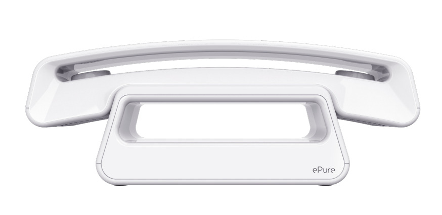 Telléfono inalámbrico Alcatel ePure Iconic Blanco - 10 h conversación, altavoz, hasta 4 teléfonos