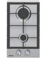 Placa Gas Artica AXG60201 - 2 Fuegos, 4000 W, Inox