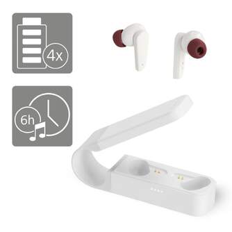 AURICULARES HAMA 00184104 SPIRIT POCKET BLANCO