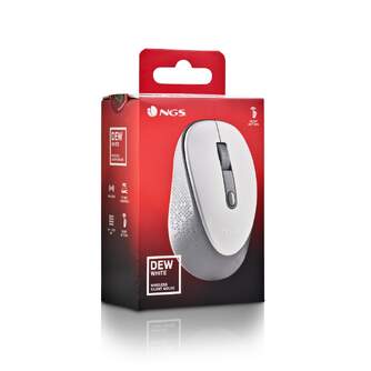 RATON NGS WIRELESS DEW BLANCO SILENCIOSO 2.4GHZ