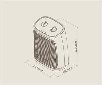 CALEFACT. ARTICA ACTV2000 2000W OSCILANTE VERTICAL