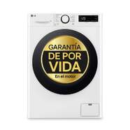 Lavadora LG F2WR5S09A0W - 9 kg, 1200 rpm, Blanca, Función Vapor