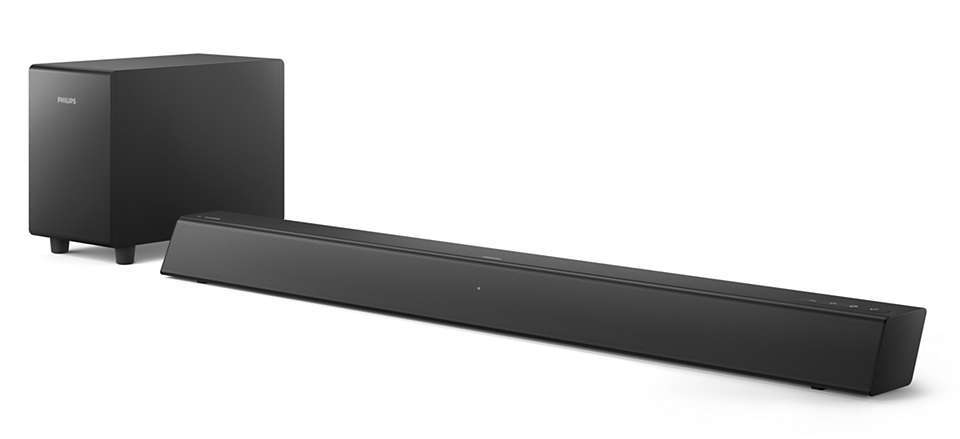 Barra Sonido Philips TAB5305/12 - 70W, SubWoofer Inalámbrico