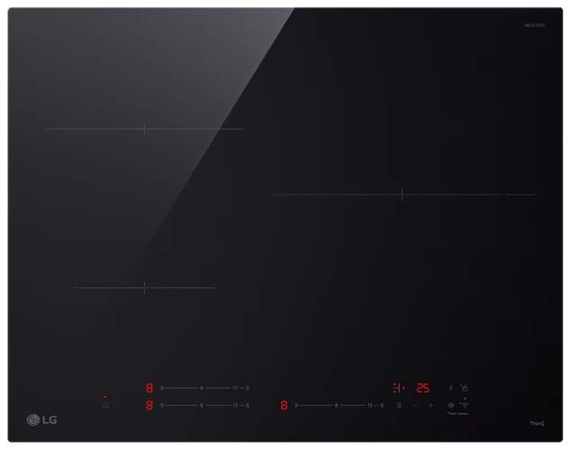 Placa Inducci&oacute;n LG CI5Z2420BN - 3 Zonas, 7400 W, 15 Potencias, Negro