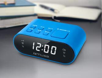 RADIO RELOJ MUSE M-10 BL FM