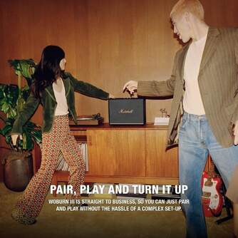 ALTAVOZ MARSHALL WOBURN III BT BLACK