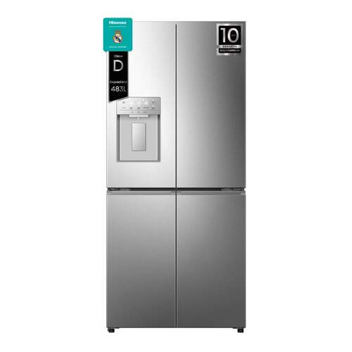 Frigorífico Hisense RQ5P470SYID - 534 L, 179x80x70, 4 Puertas, Display, Wifi, Inox