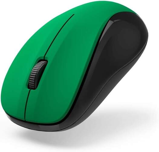 Ratón Hama 00173021 MW-300 V2 Verde - 1200 dpi, clic silencioso, nanorreceptor, RF inalámbrico