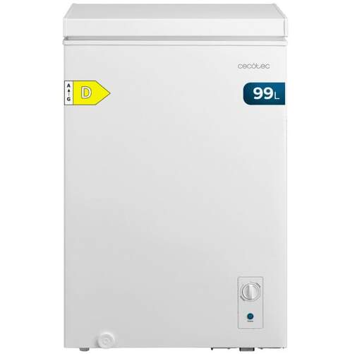 Congelador Horizontal Cecotec Chest 99M - 99 litros, 54,7 x 44,6 x 85 cm, Clase D, Blanco