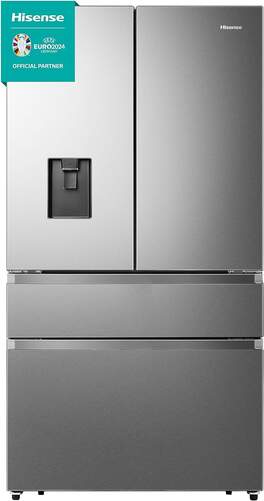 Frigorífico Americano Hisense RF749N4SWSE - 179 x 92 cm, No Frost, Inox, Con dispensador de agua