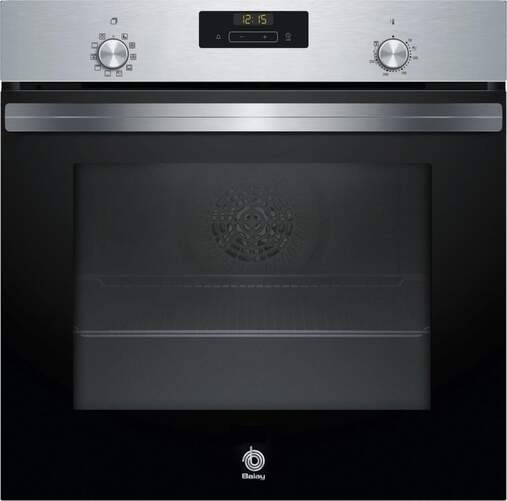 Horno Balay 3HB4131X2 - Clase A, 71L, 7 Funciones, Limpieza vapor, Raíl Telescópico, Inox