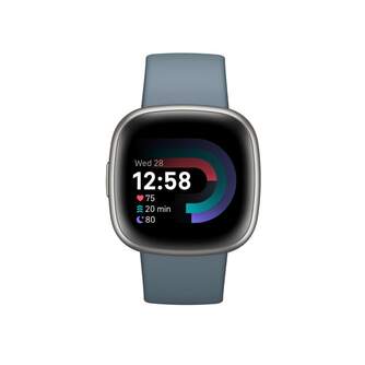 SMARTWATCH FITBIT VERSA 4 FB523SRAG BLUE/PLATINUM