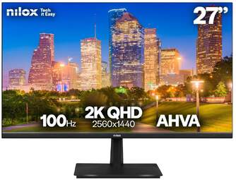 MONITOR NILOX 27%%%quot; NXM272K012 100HZ 2K NEGRO
