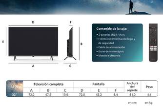 TV PHILIPS 32%%%quot; 32PFS6109 FHD SMART TV PIXEL PLUS