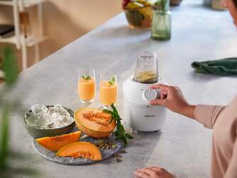 BATID. VASO PHILIPS HR2041/00 450W 1,9L V/P BLANCA