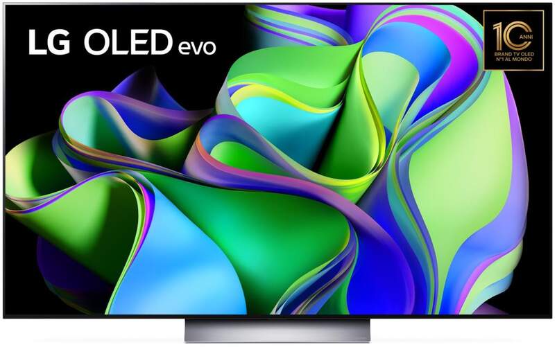 TV 55" LG OLED C3 Evo (55C34LA) - 4K 120Hz, A9 (Gen6), Smart TV, Dolby Vision IQ/Atmos 40W, Gaming