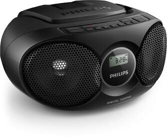 RAD/CD PHILIPS AZ215B/12 NEGRO 3W FM