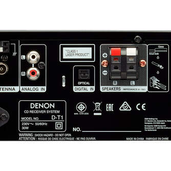 CADENA DENON DT1 BLACK CD BLUETOOTH